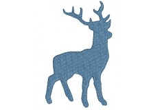 Stickdatei - Bayrisches Hirsch Silhouete